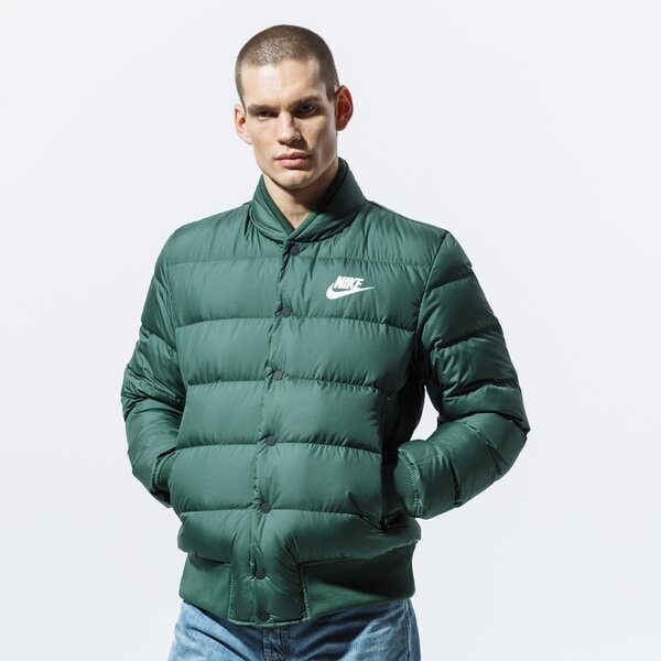 Ziemas jaka vīriešiem NIKE JAKA M NSW DWN FILL BOMBR 928819-370 krāsa zaļa