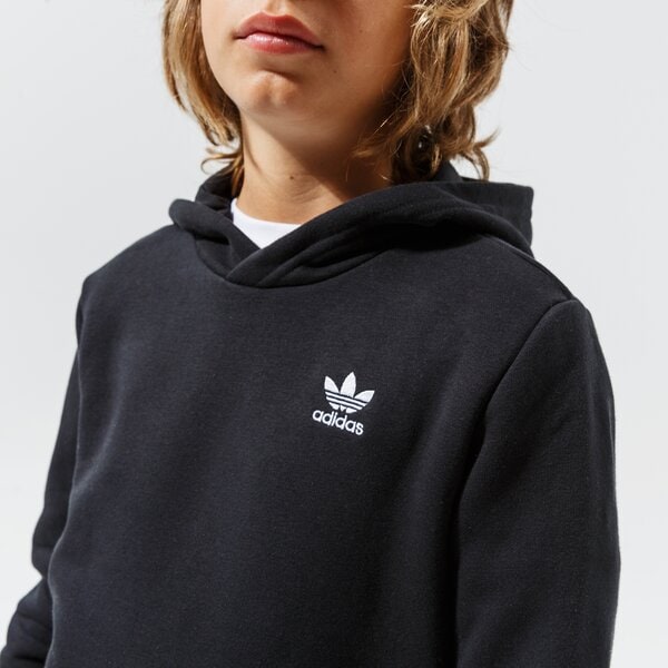 Džemperi bērniem ADIDAS  DŽEMPERIS AR KAPUCI  HOODIE U h32352 krāsa melna