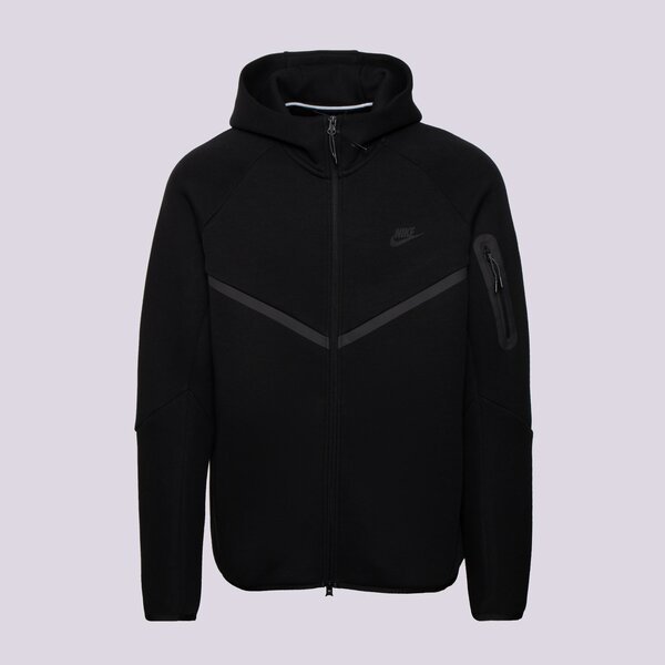 Vīriešu džemperis NIKE  DŽEMPERIS AR KAPUCI    M NK TCH FLC FZ WR HOODIE hv0949-010 krāsa melna