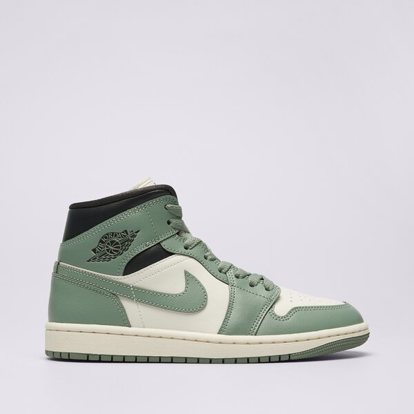 Sporta apavi sievietēm AIR JORDAN 1 MID bq6472-130 krāsa zaļa