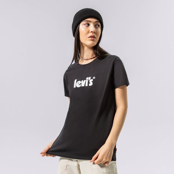 Krekli sievietēm LEVI'S T-SHIRT GRAPHIC TEES 17369-1756 krāsa melna