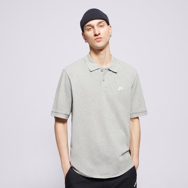 Vīriešu t krekli NIKE POLO M NK CLUB SS POLO PIQUE fn3894-063 krāsa pelēka