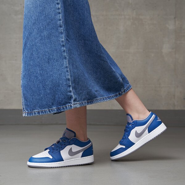 Sporta apavi bērniem AIR JORDAN 1 LOW  553560-412 krāsa zila