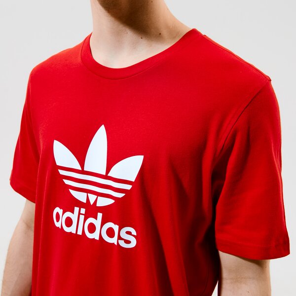 Vīriešu t krekli ADIDAS T-SHIRT TREFOIL T-SHIRT gn3468 krāsa sarkana