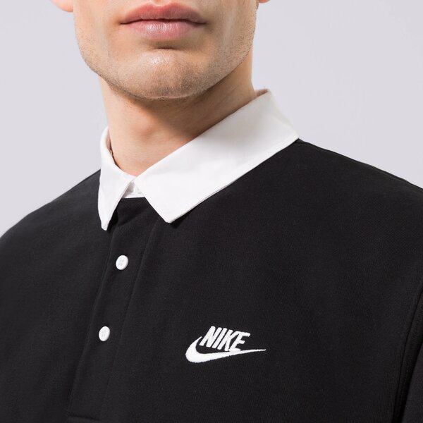 Vīriešu t krekli NIKE T-SHIRT M NK CLUB BB LS POLO dx0537-010 krāsa melna