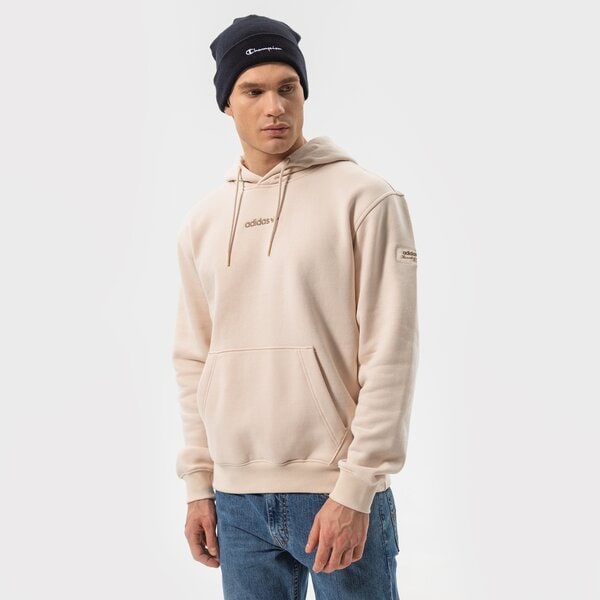 Vīriešu džemperis ADIDAS  DŽEMPERIS AR KAPUCI  TREFOIL LINEAR LABEL HOODIE hm2654 krāsa bēša