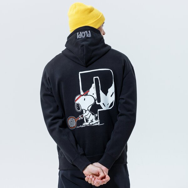 Vīriešu džemperis PUMA  DŽEMPERIS AR KAPUCI  PUMA X PEANUTS HOODIE 53061401 krāsa melna