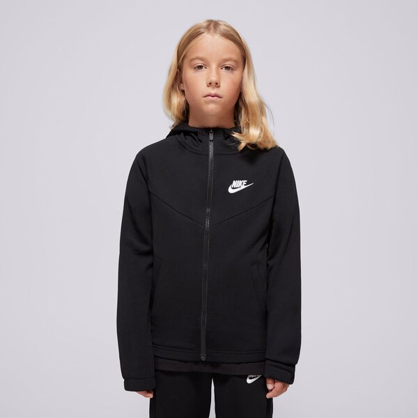 T krekli bērniem NIKE SPORTA KOSTIMS K NSW TRACKSUIT POLY HD FZ LBR UNISEX fd3072-010 krāsa melna