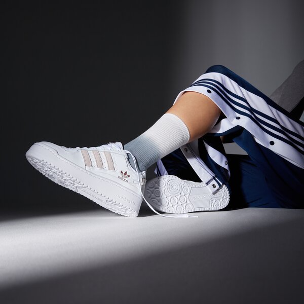 Sporta apavi sievietēm ADIDAS FORUM BOLD STRIPES W id1284 krāsa balta