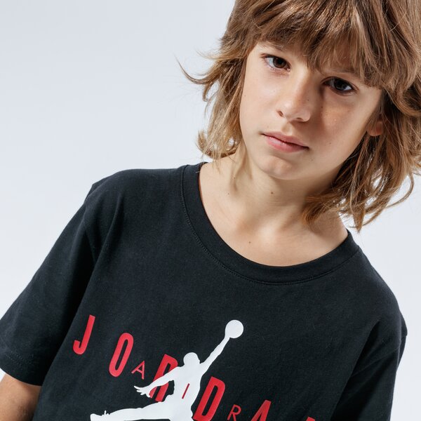 T krekli bērniem JORDAN T-KREKLS JDB BRAND TEE 5 BOY 955175-023 krāsa melna