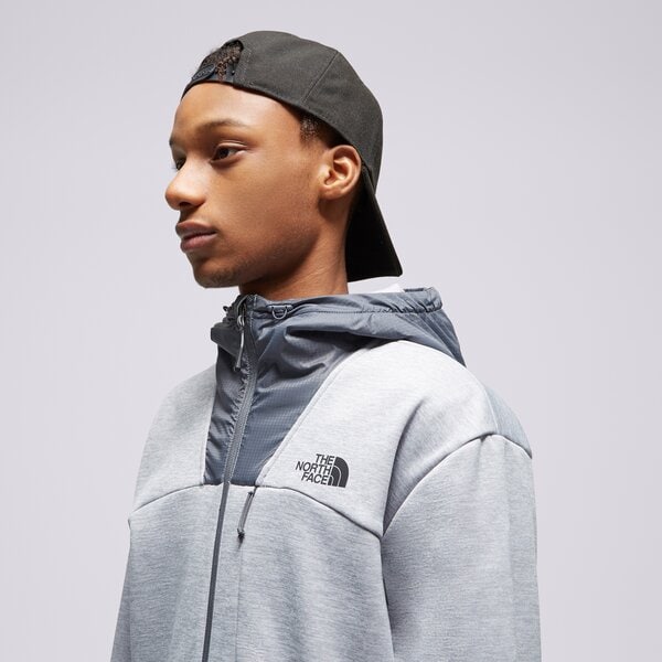 Vīriešu džemperis THE NORTH FACE  DŽEMPERIS AR KAPUCI  MITT FZ HD LG nf0a7zhldyx1 krāsa pelēka