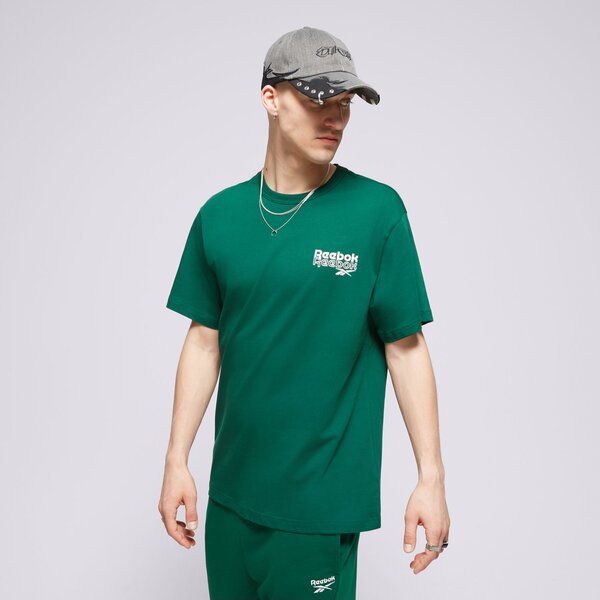 Vīriešu t krekli REEBOK T SHIRT RI PROP OF RBK GFX SS 100076384 krāsa zaļa