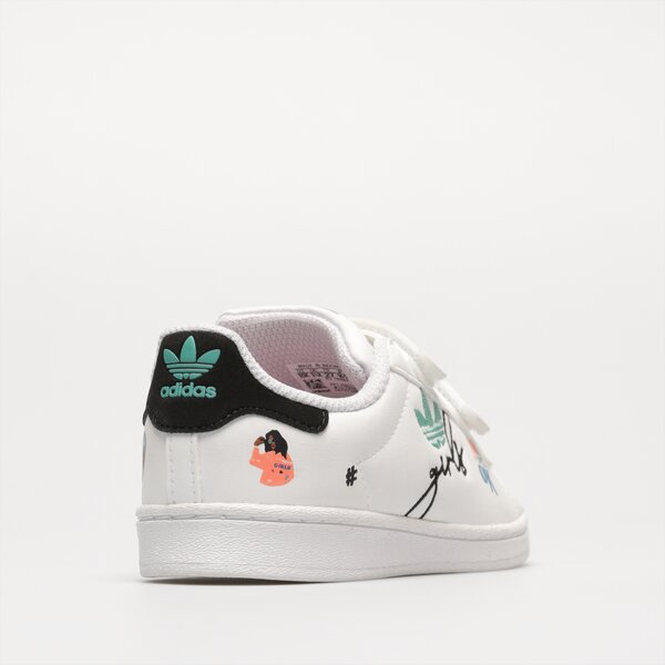 Sporta apavi bērniem ADIDAS SUPERSTAR PU.CF I h00779 krāsa balta