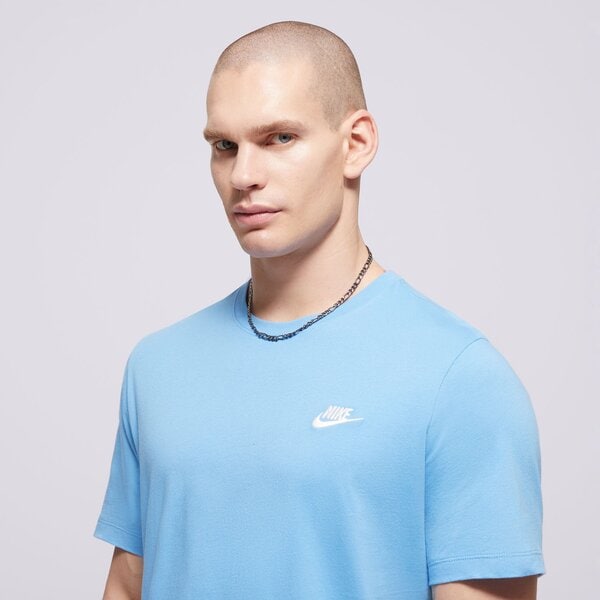 Vīriešu t krekli NIKE T-SHIRT NIKE SPORTSWEAR CLUB ar4997-412 krāsa zila