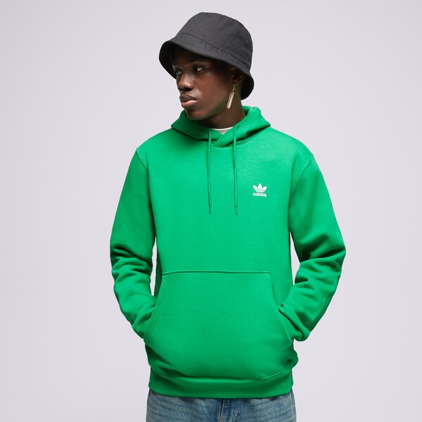 Vīriešu džemperis ADIDAS  DŽEMPERIS AR KAPUCI  ESSENTIAL HOODY im4528 krāsa zaļa