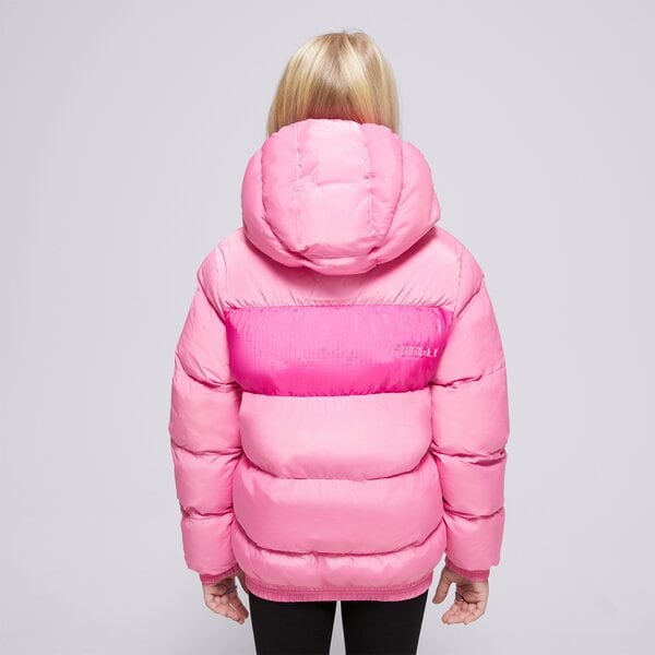 Virsjakas bērniem JORDAN JAKA ZIEMAS ESSENTIAL MIDWEIGHT PUFFER GIRL 45d195-afn krāsa rozā