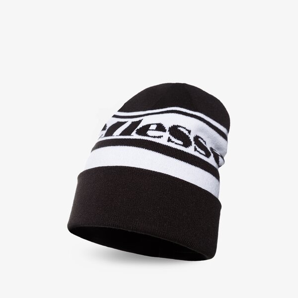 Sieviešu ziemas cepure ELLESSE CEPURE PAJO BEANIE BLK/WHT sala2097038 krāsa melna