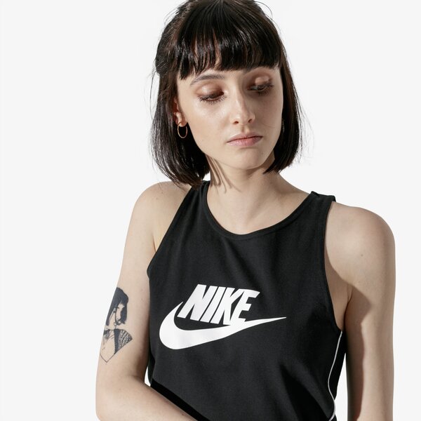 Krekli sievietēm NIKE TOP W NSW HRTG TOPS BEZ ar2327-010 krāsa melna