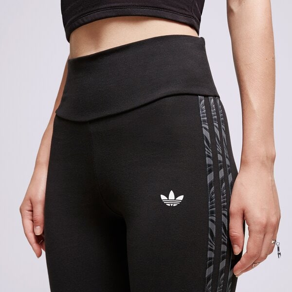 Sieviešu bikses ADIDAS LEGGINGS ABSTRACT ANIMAL PRINT ij8184 krāsa melna