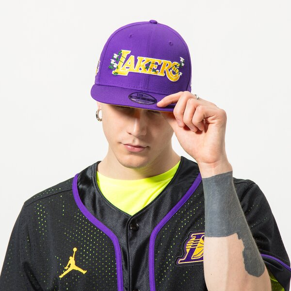 Vīriešu cepure ar nagu NEW ERA CEPURE FLOWER WORDMARK 950 LAKERS LOS ANGELES LAKERS 60358100 krāsa violeta