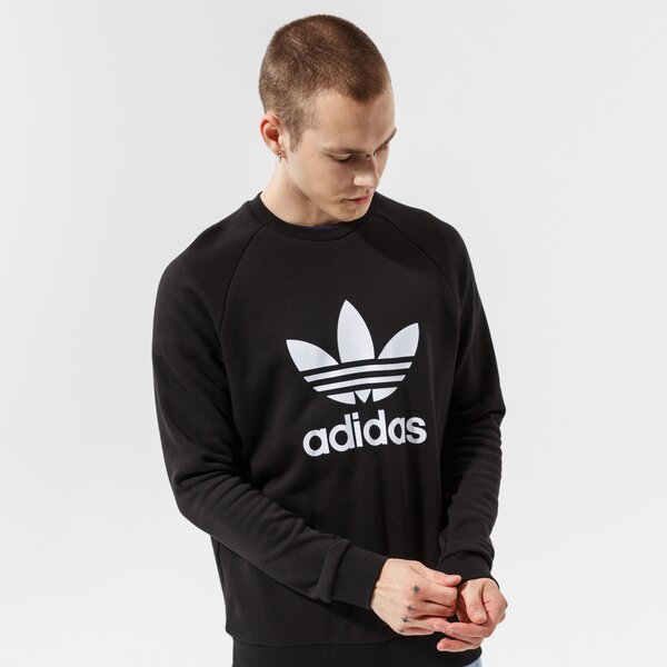 Vīriešu džemperis ADIDAS DŽEMPERIS TREFOIL CREW h06651 krāsa melna