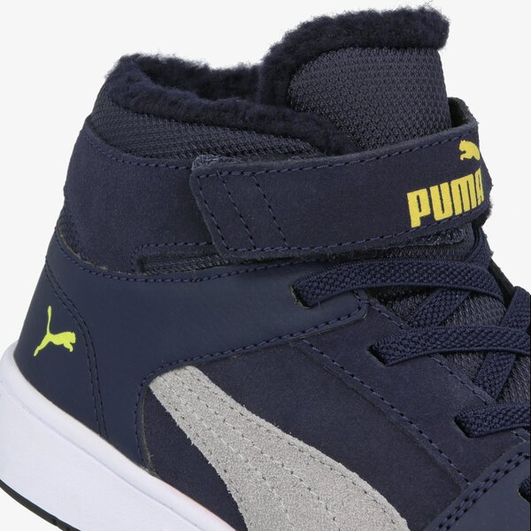 Sporta apavi bērniem PUMA REBOUND FUR SD V PS 37049803 krāsa tumši zila