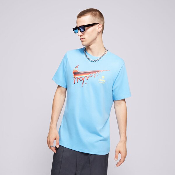 Vīriešu t krekli NIKE T-SHIRT HEATWAVE DRIP TEE BLUE TEE hj5464-412 krāsa zila