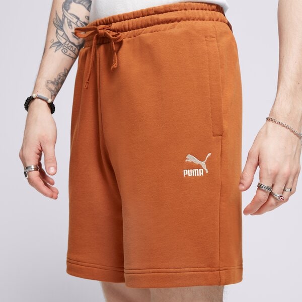 Vīriešu šorti PUMA ŠORTI BETTER CLASSICS RELAXED SHORTS 62424981 krāsa brūna