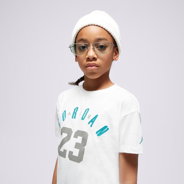 T krekli bērniem JORDAN T-SHIRT 23 SOFT TOUCH SS GIRL 45c826-001 krāsa balta