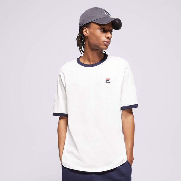 Vīriešu t krekli FILA T-SHIRT CONTRAST RIB TEE lm1836at101 krāsa balta
