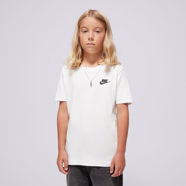 T krekli bērniem NIKE T-SHIRT K NSW TEE EMB FUTURA LBR BOY fz5177-100 krāsa balta