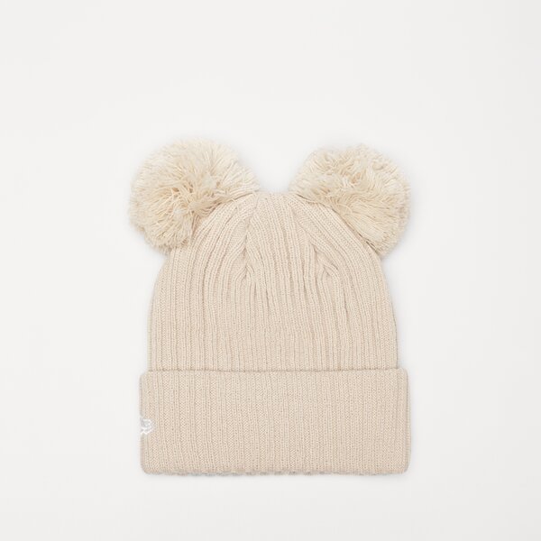 Sieviešu ziemas cepure NEW ERA CEPURE WMNS DOUBLE POM BEANIE NYY NEW YORK YANKEES 60364292 krāsa bēša