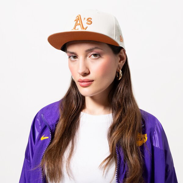 Vīriešu cepure ar nagu NEW ERA CEPURE LE 5950 ATHLETICS OAKLAND ATHLETICS 60358160 krāsa bēša