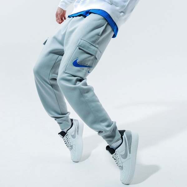 Vīriešu bikses NIKE BIKSES M NSW PANT CARGO AIR PRNT PACK dd9696-077 krāsa pelēka