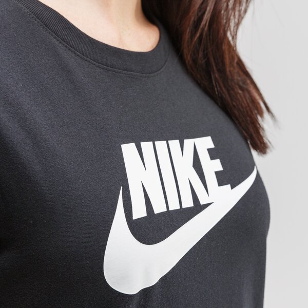 Krekli sievietēm NIKE T-SHIRT ESSENTIAL FUTURA SHORT SLEEVE T-SHIRT SPORTSWEA bv6169-010 krāsa melna