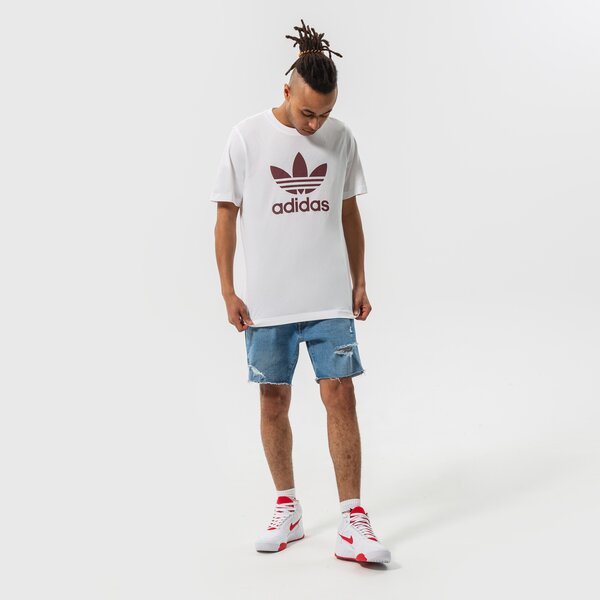 Vīriešu t krekli ADIDAS T-SHIRT TREFOIL he9514 krāsa balta