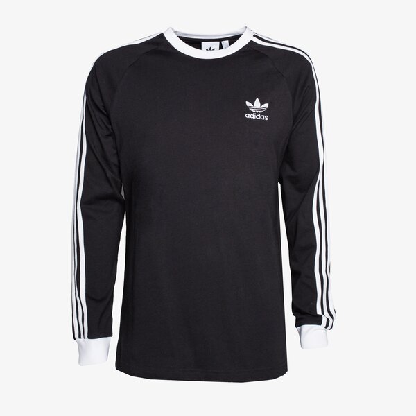 Vīriešu t krekli ADIDAS T-SHIRT 3-STRIPES LS T gn3478 krāsa melna