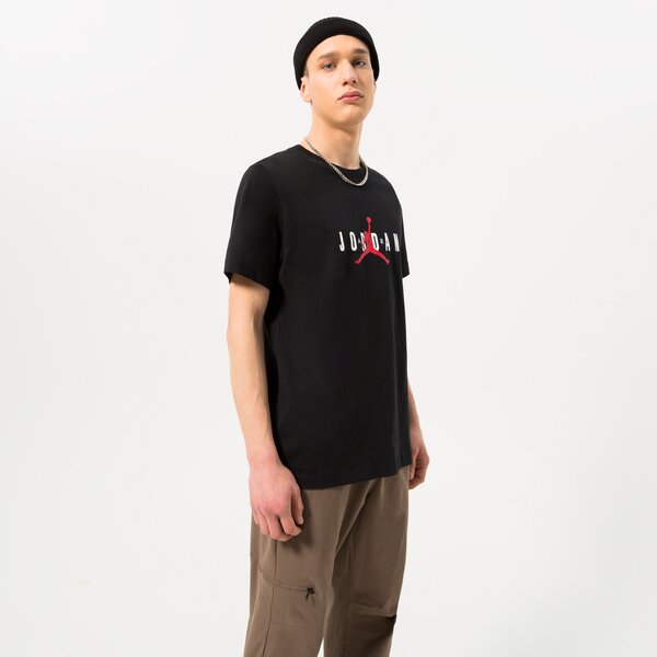 Vīriešu t krekli JORDAN T-SHIRT AIR dm1462-010 krāsa melna