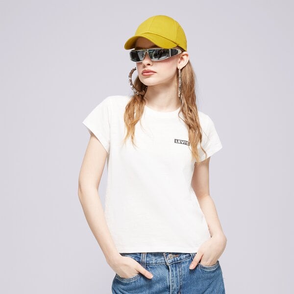 Krekli sievietēm LEVI'S T-SHIRT GRAPHIC AUTHENTIC TSHIRT WHITES a6126-0045 krāsa balta