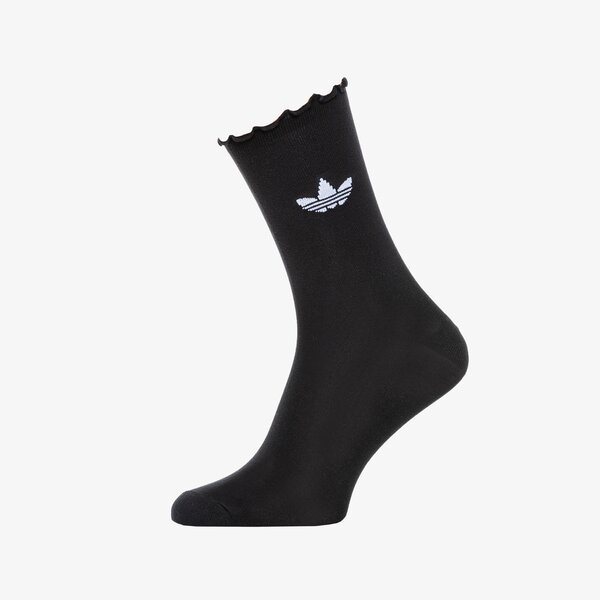 Sieviešu zeķes ADIDAS ZEĶES RUFFLE CRW 2PP hc9532 krāsa melna