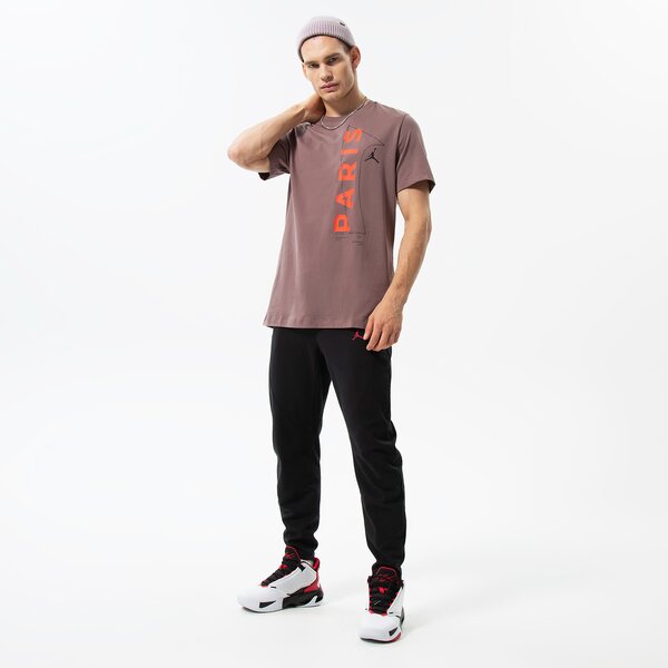 Vīriešu t krekli JORDAN T-SHIRT M J PSG WORDMARK TEE dm3092-291 krāsa brūna