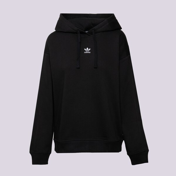 Sieviešu džemperis ADIDAS  DŽEMPERIS AR KAPUCI  ESS HOODIE iw5711 krāsa melna