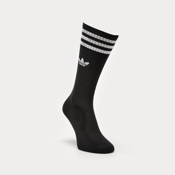 Sieviešu zeķes ADIDAS ZEĶES 3-PACK SOLID SOCKS HIGH CREW il5015 krāsa melna