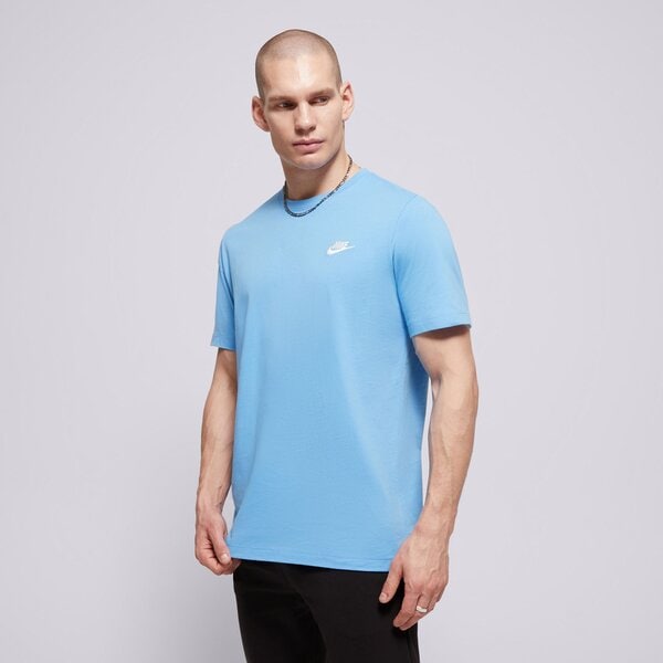 Vīriešu t krekli NIKE T-SHIRT NIKE SPORTSWEAR CLUB ar4997-412 krāsa zila