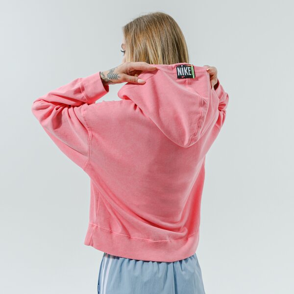 Sieviešu džemperis NIKE  DŽEMPERIS AR KAPUCI  W NSW WASH HOODIE cz9854-675 krāsa rozā