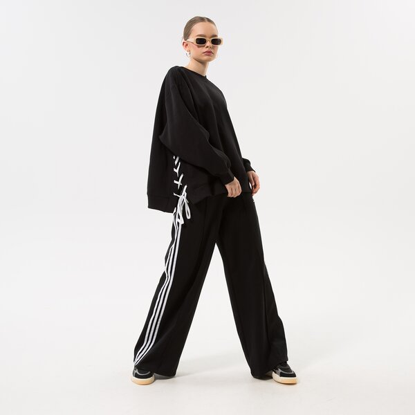 Sieviešu džemperis ADIDAS DŽEMPERIS LACED CREW hk5055 krāsa melna