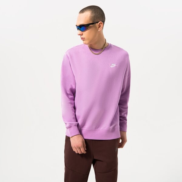 Vīriešu džemperis NIKE DŽEMPERIS SPORTSWEAR CLUB FLEECE bv2662-591 krāsa violeta