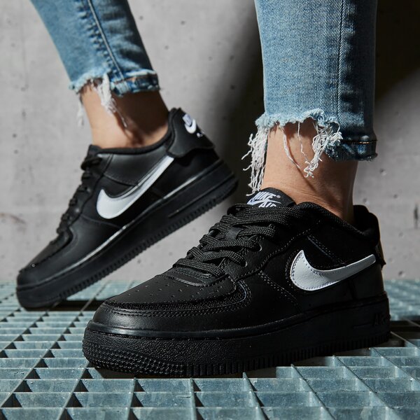 Sporta apavi bērniem NIKE AIR FORCE 1/1 db2812-001 krāsa melna
