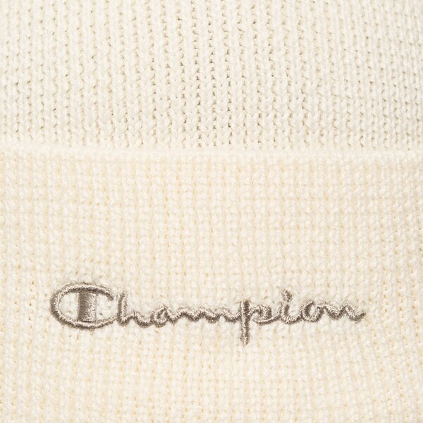 Sieviešu ziemas cepure CHAMPION CEPURE UNISEX KNITTED CAP 805668ys084 krāsa balta