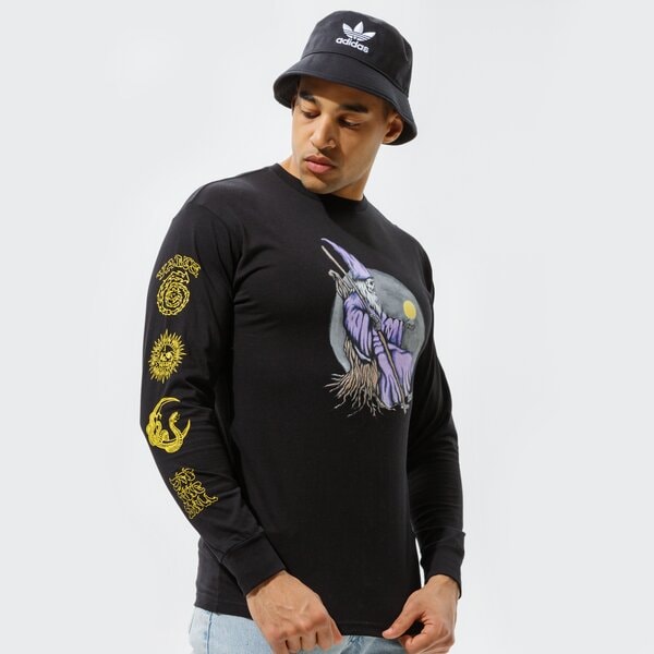 Vīriešu t krekli VANS T-SHIRT MN NEW AGE LS BLACK vn0a54d9blk1 krāsa melna